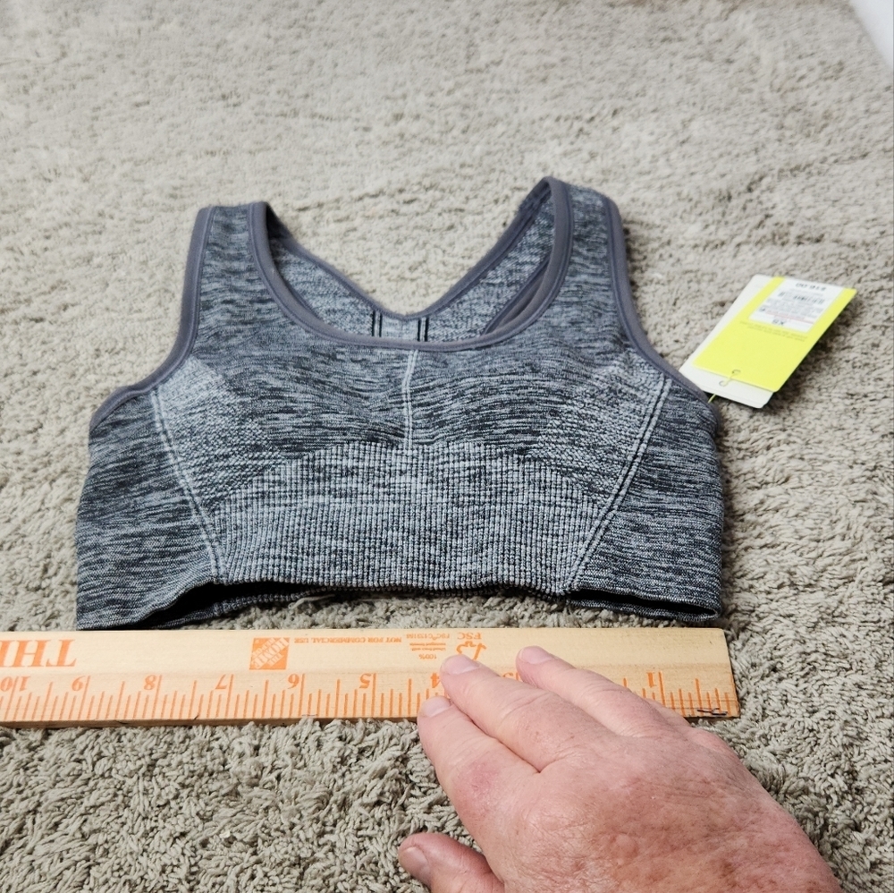 Women's Seamless Medium Support Racerback Midline Sports Bra - All In Motion XS - Picture 3 of 8